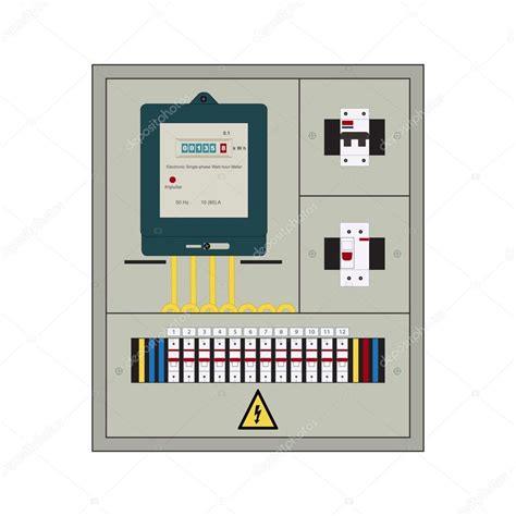 electric meter box art|1,000+ Electrical Meter Box Stock Illustrations, Royalty.